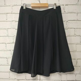 【WHITE JOOLA】スカート (M相当) ブラック かわいい フェミニン(ひざ丈スカート)