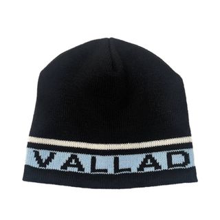 黒青 VALLAD STUDIO BEANIE CAP ビーニー(ニット帽/ビーニー)