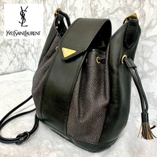 イヴサンローラン(Yves Saint Laurent)のイヴ サンローラン ショルダーバッグ　巾着　ヴィンテージ(ショルダーバッグ)