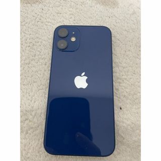 アップル(Apple)の【美品】Apple iPhone 12 mini 128GB ブルー SIMフリ(スマートフォン本体)