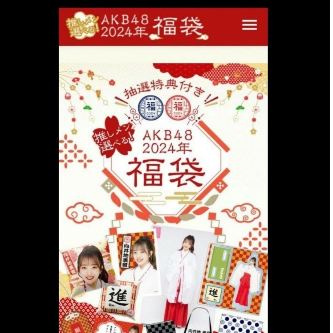 AKB48(エーケービーフォーティーエイト)の新品　本田仁美　AKB48　2024年福袋　グッズ エンタメ/ホビーのタレントグッズ(アイドルグッズ)の商品写真