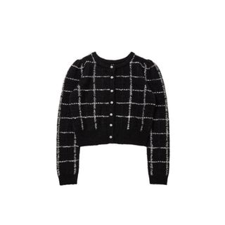 Her lip to - Bouncy Check Knit Pullover Sサイズの通販 by shop