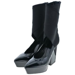 ジルサンダー(Jil Sander)のJIL SANDER ジルサンダー パンプス 36(22.5cm位) 黒x濃紺系 【古着】【中古】(ハイヒール/パンプス)