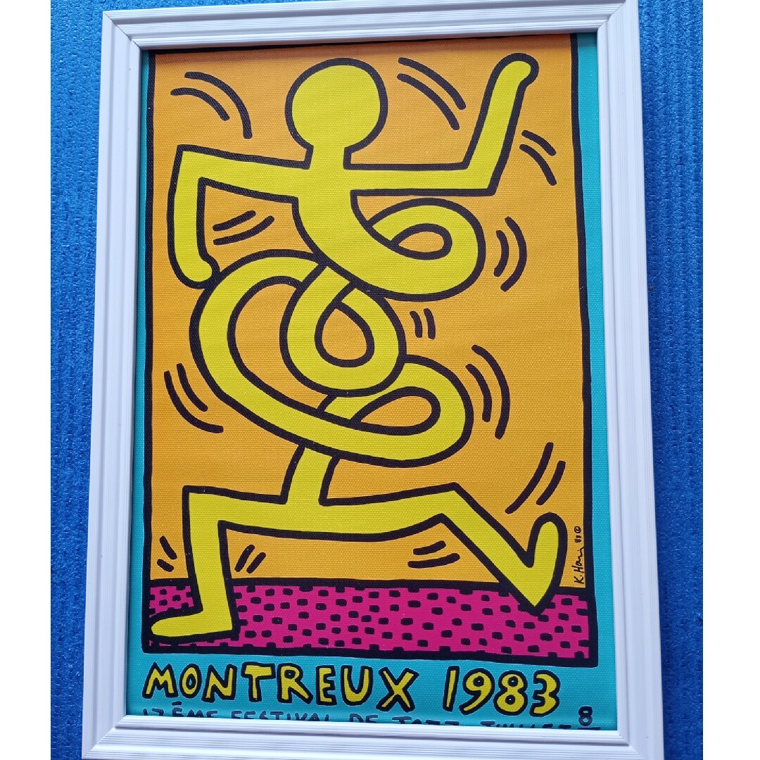 額縁Keith Haring  キースヘリング  ポスター、ポストカードセット