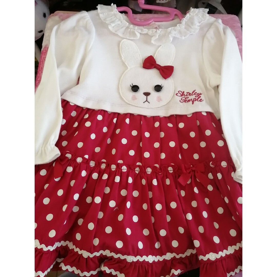 シャーリーテンプルうさぎ　ワンピース　90cmキッズ服女の子用(90cm~)