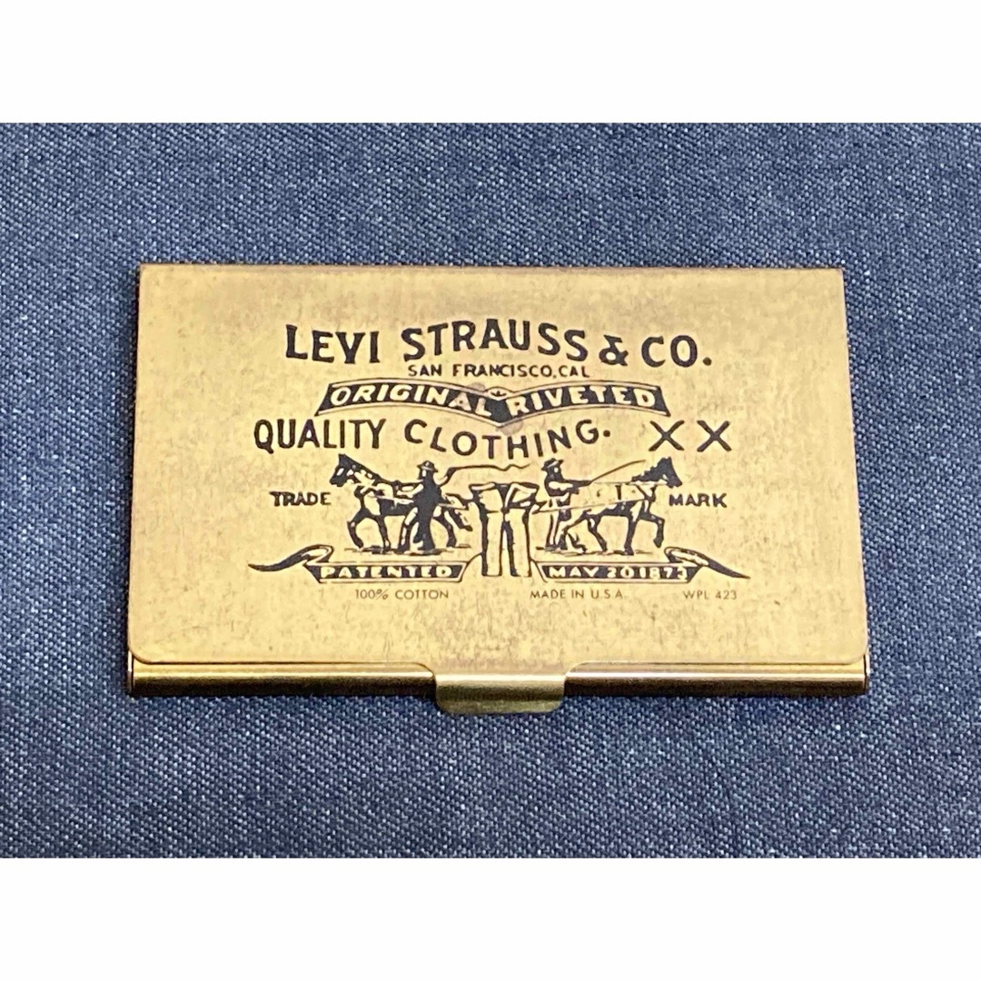 激レア 真鍮製 Levi's リーバイス 非売品 名刺入れ カードケース 新品