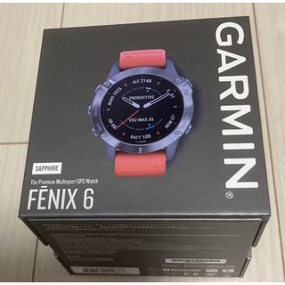 ガーミン(GARMIN)のGARMIN(ガーミン) fenix 6 Ti Gray(腕時計(デジタル))