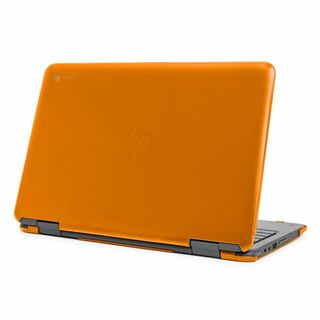 【色: オレンジ】mCover ケース 2020~2022 11.6インチ HP(ノートPC)
