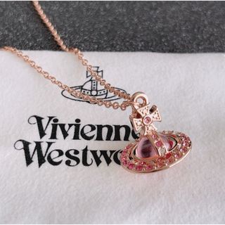 ヴィヴィアンウエストウッド(Vivienne Westwood)のヴィヴィアンウエストウッド　3色ストーンタイニーオーブネックレス(ネックレス)