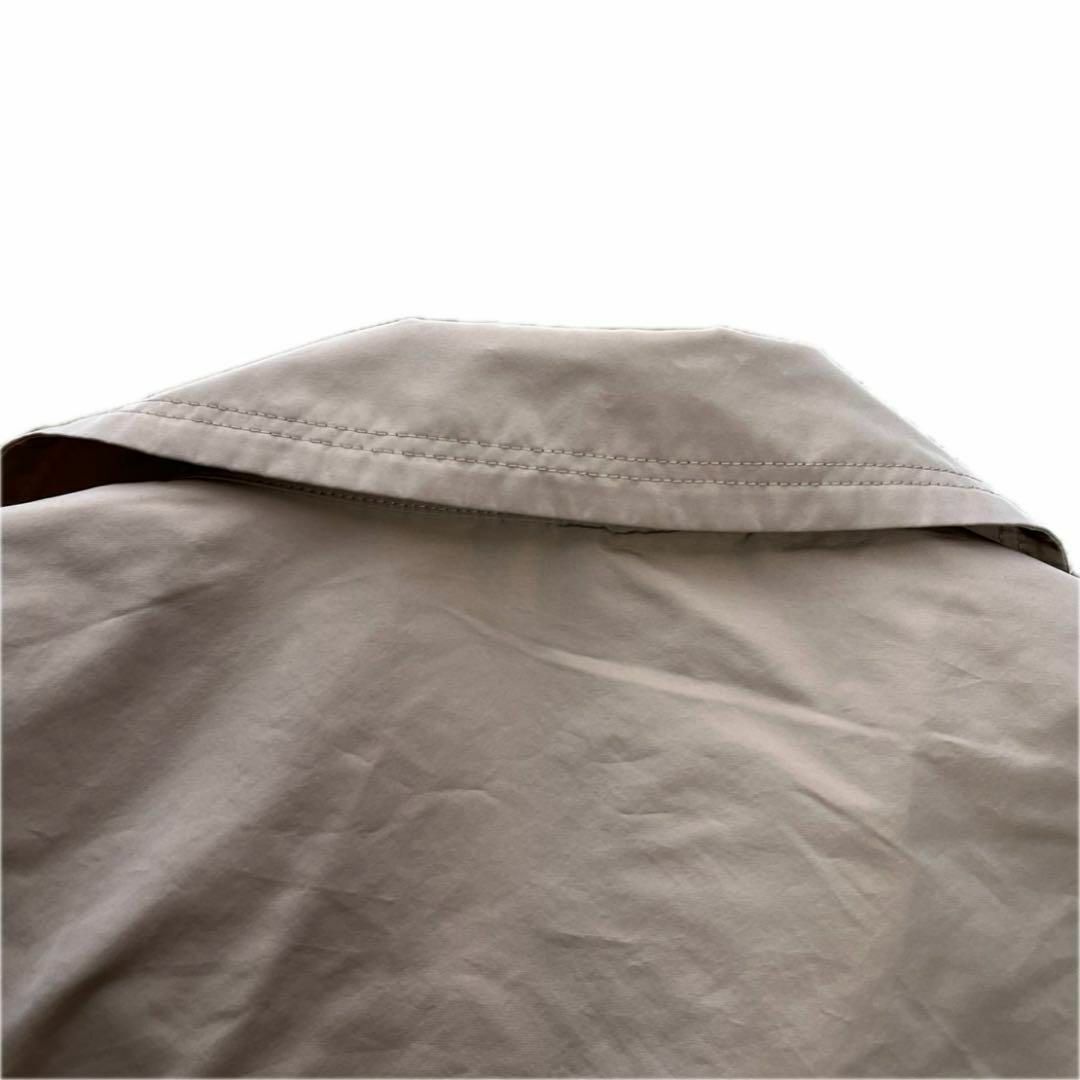 Noble(ノーブル)のNoble トレンチコート Aライン ベルト付き ベージュ ロング シルク レディースのジャケット/アウター(トレンチコート)の商品写真