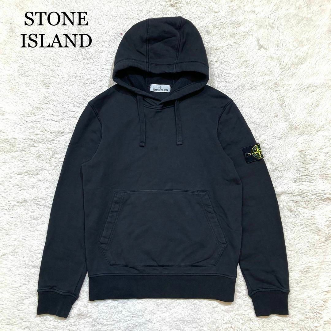 【即完売】23SS STONE ISLAND ワッペン バッジ ロゴ パーカー64cm身幅