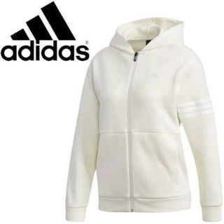 アディダス(adidas)の送料無料 新品 adidas SPORT IDニットフリースフルジップパーカーL(パーカー)