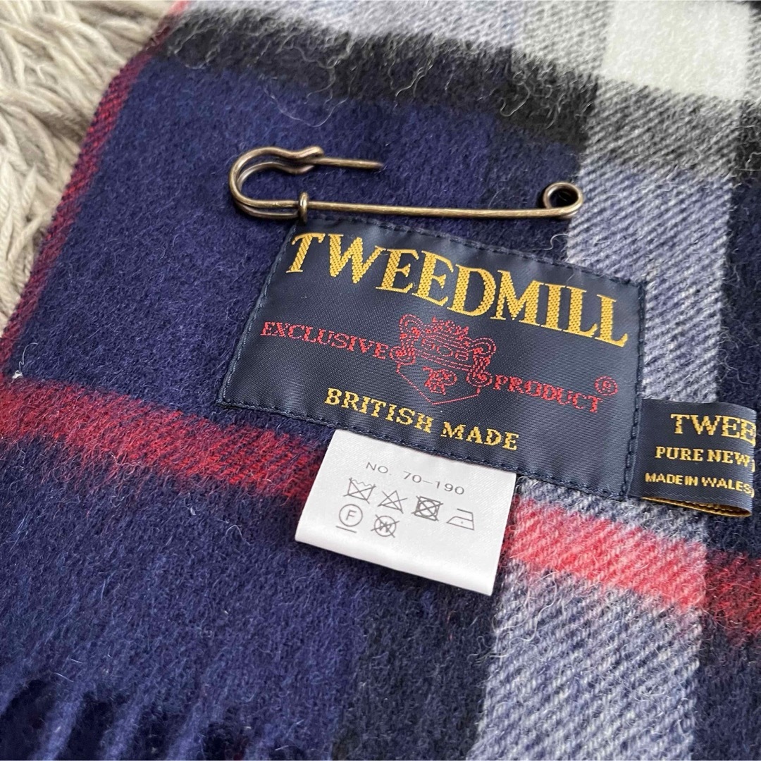 TWEEDMILL(ツイードミル)のツイードミル　ウールストール レディースのファッション小物(ストール/パシュミナ)の商品写真