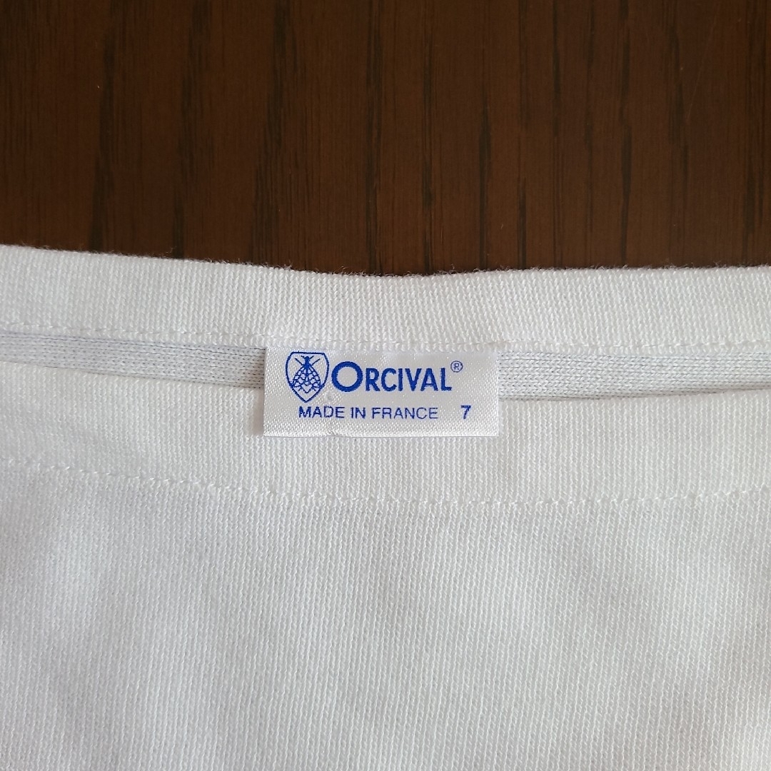 販売は超安いです 【未使用品】ORCIVAL オーシバル ラッセルフレンチセーラーTシャツ 7
