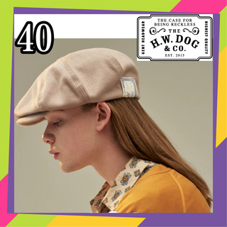 ザエイチダブリュドックアンドコー(THE H.W. DOG & CO.)のTHE H.W.DOG&CO. BRUSHED PK CAP 40(ハンチング/ベレー帽)