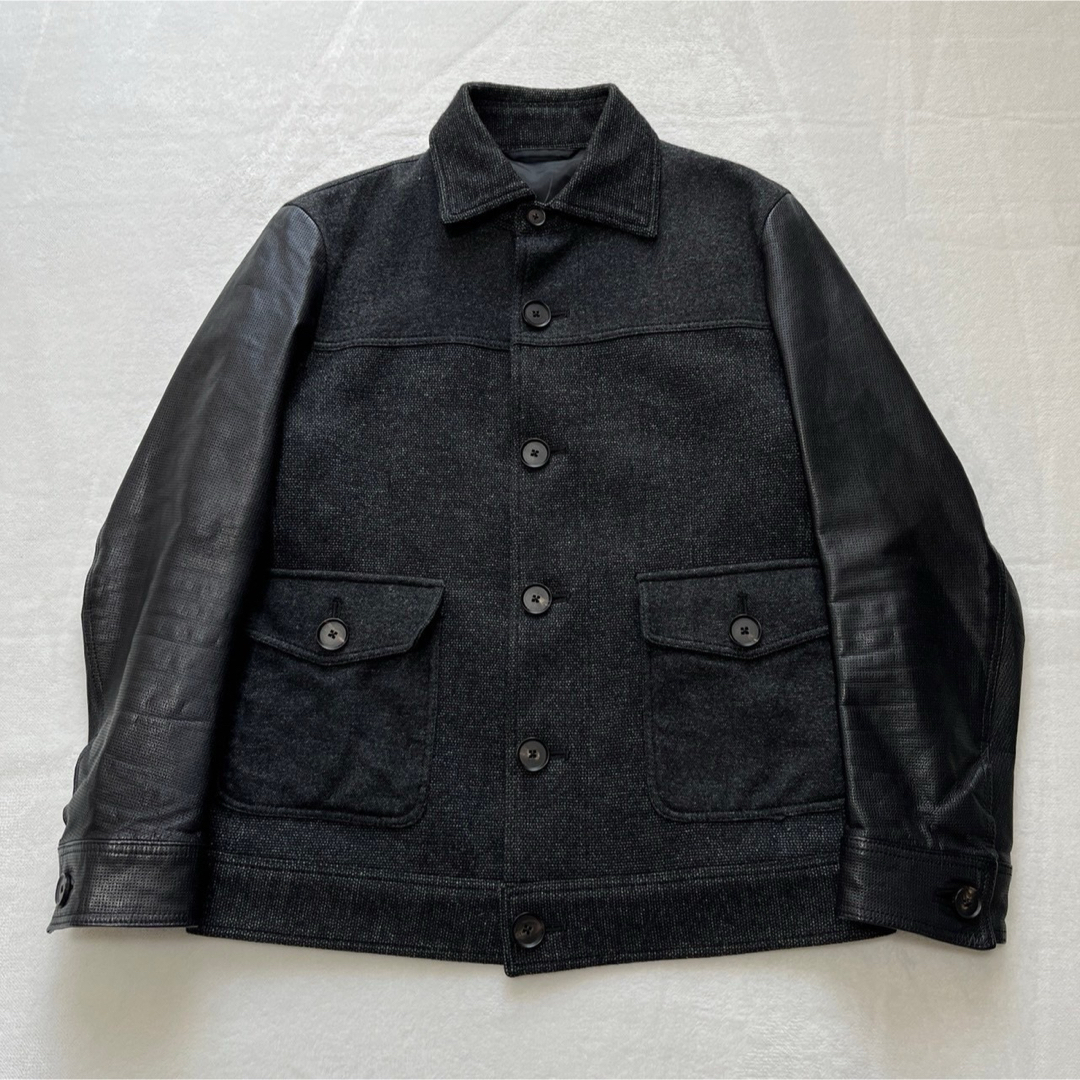 JOSEPH(ジョゼフ)の【極美品】JOSEPH HOMME ジョセフオム レザーブルゾン 44 メンズのジャケット/アウター(ブルゾン)の商品写真