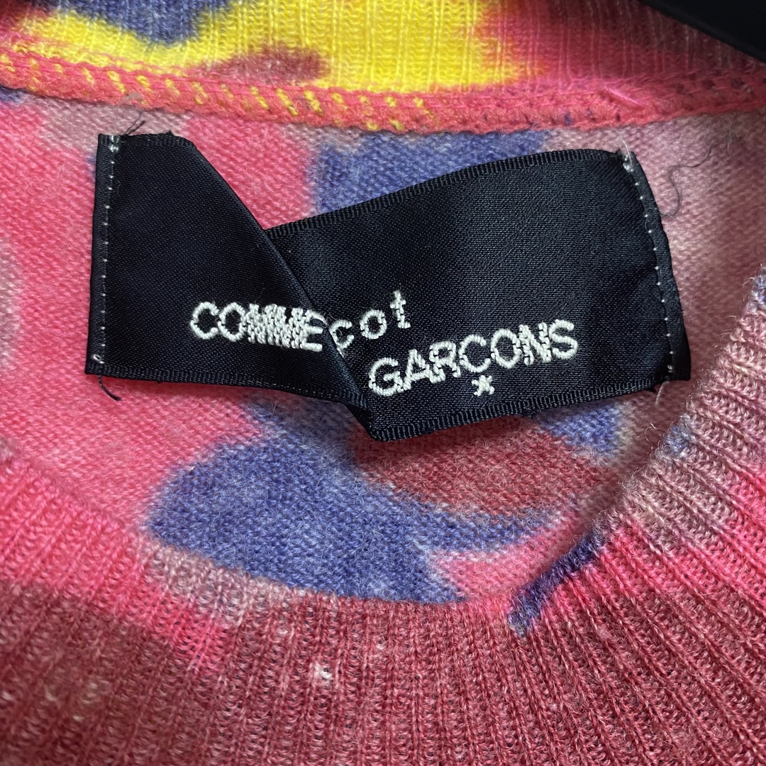 COMME des GARCONS(コムデギャルソン)のコムデギャルソン　1995年製　ヴィンテージ　花柄ニット　トップス　レトロ　 レディースのトップス(ニット/セーター)の商品写真