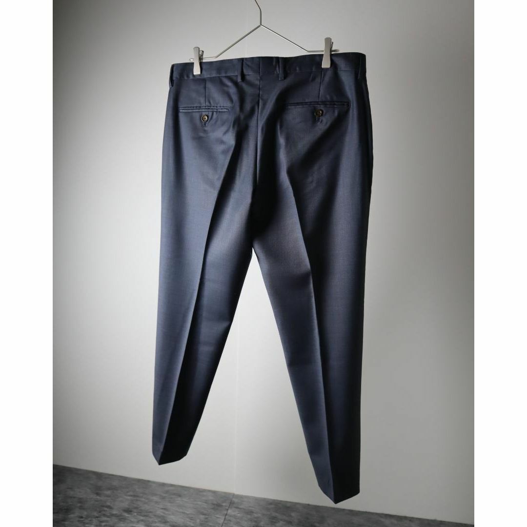 J.Crew(ジェイクルー)の【J.CREW】ジェイクルー ウール ワイドストレート スラックス 青 W35 メンズのパンツ(スラックス)の商品写真