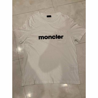 モンクレール(MONCLER)のSサイズ】モンクレール　MONCLER  半袖Tシャツ ホワイト　ポケット 白(Tシャツ/カットソー(半袖/袖なし))