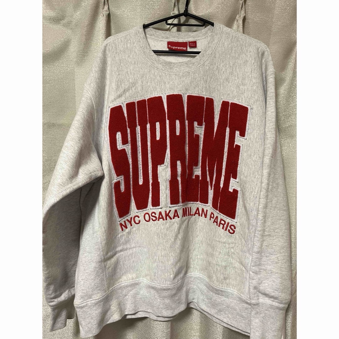 Supreme(シュプリーム)のシュプリーム　ビッグロゴ　パイル生地　M メンズのトップス(スウェット)の商品写真