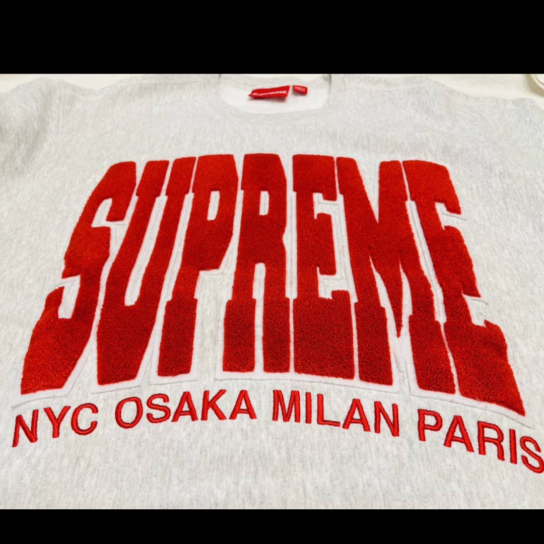 Supreme(シュプリーム)のシュプリーム　ビッグロゴ　パイル生地　M メンズのトップス(スウェット)の商品写真