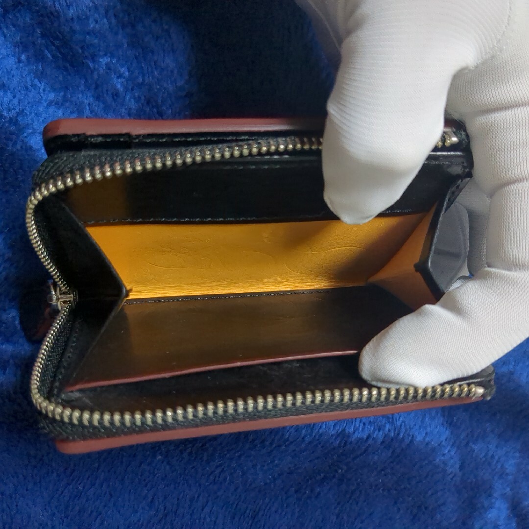 GANZO(ガンゾ)のGANZO AVON Lファスナー二つ折り財布　ブライドルレザー メンズのファッション小物(折り財布)の商品写真