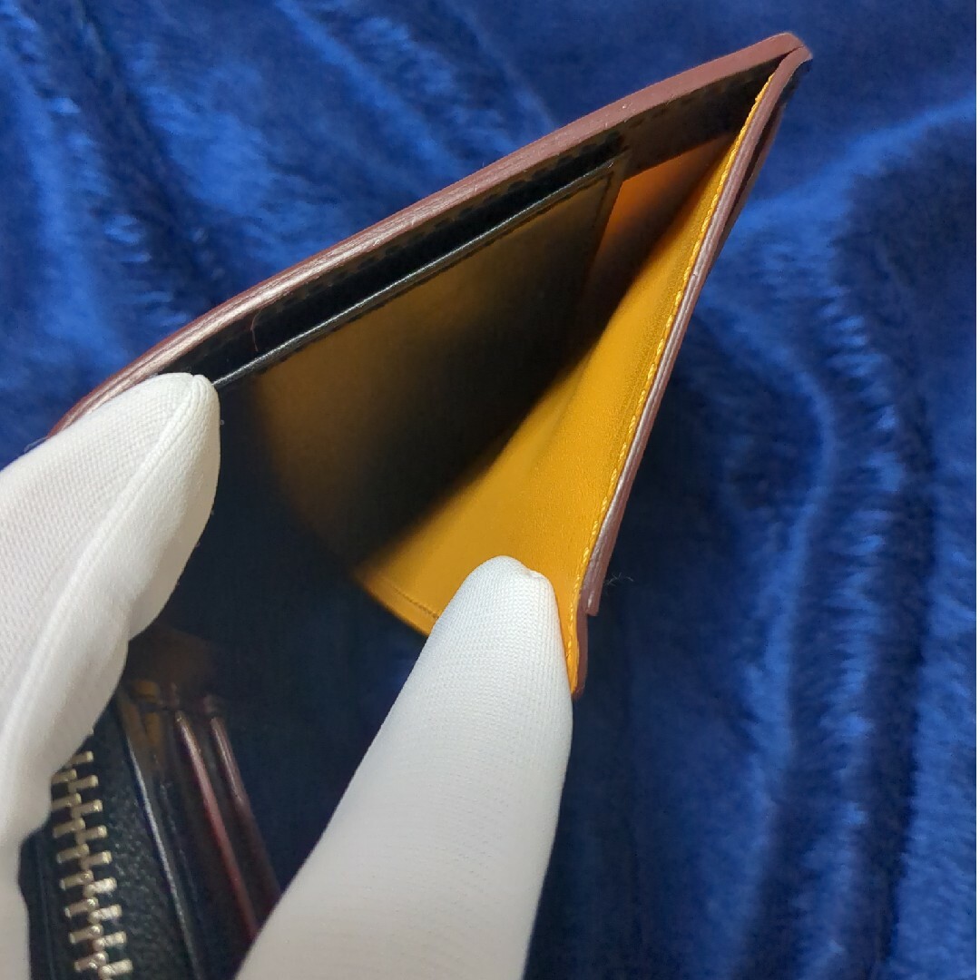GANZO(ガンゾ)のGANZO AVON Lファスナー二つ折り財布　ブライドルレザー メンズのファッション小物(折り財布)の商品写真