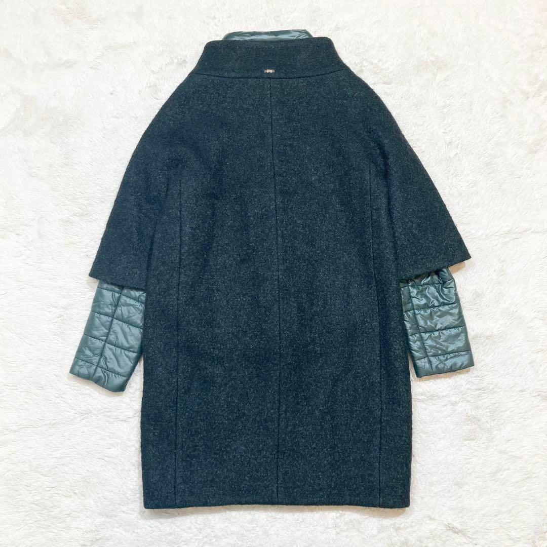 HERNO - 【極美品】HERNO ヘルノ 切替 ダウンコート ウール HERNO - 【極美品】HERNO ヘルノ 切替 ダウンコート ウール