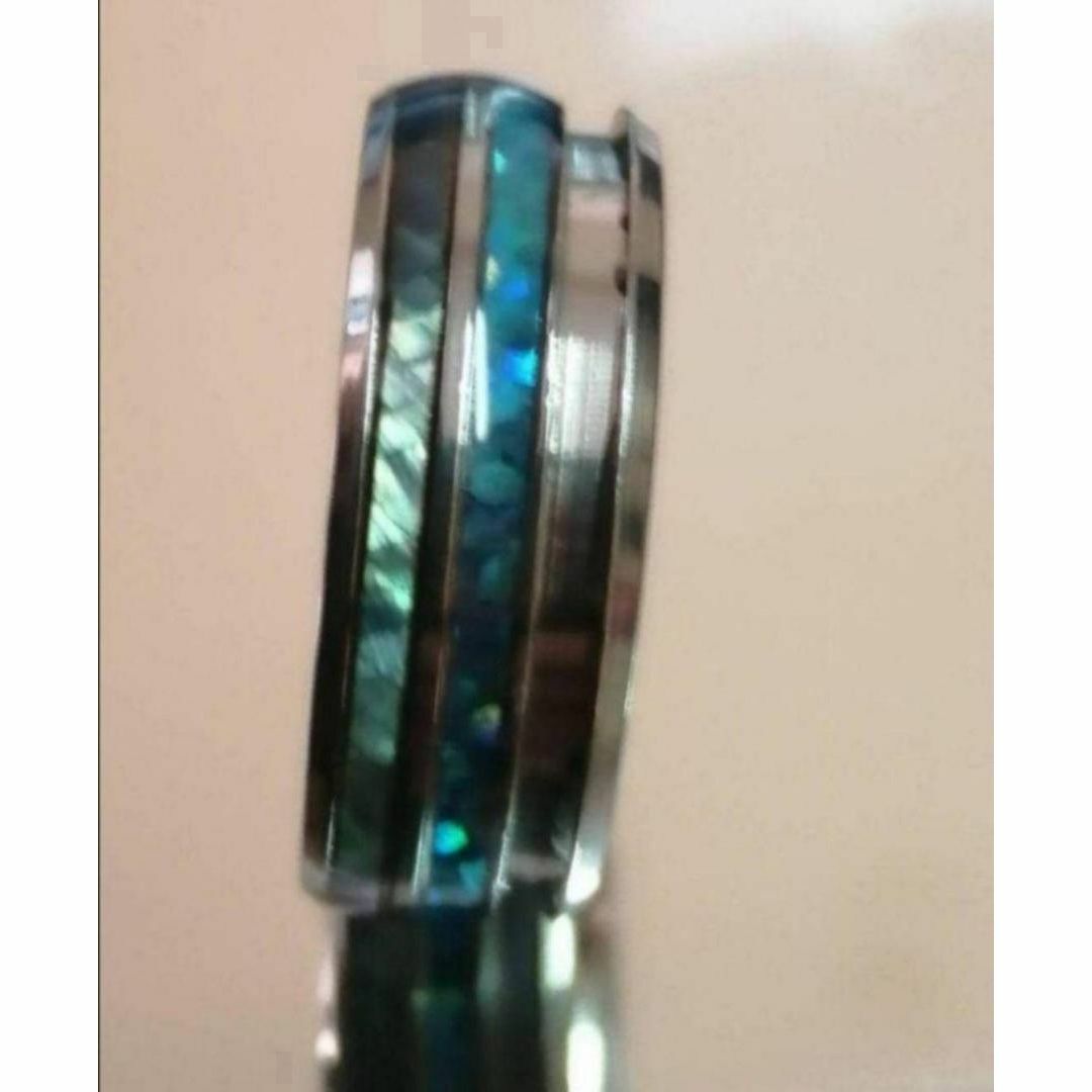 【SALE】リング メンズ アクセサリー シルバー ブルー 指輪 20号 メンズのアクセサリー(リング(指輪))の商品写真