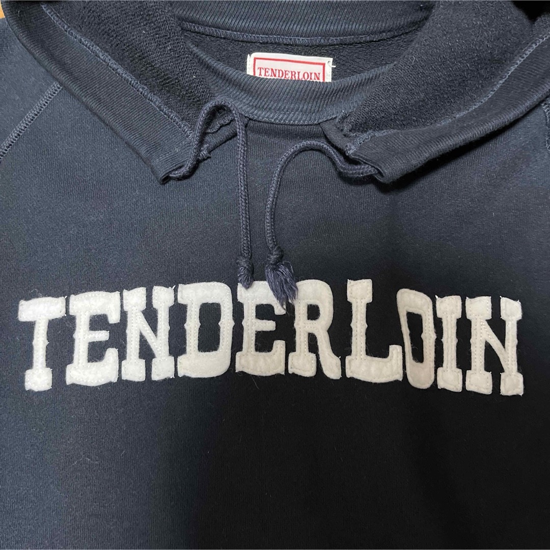 TENDERLOIN(テンダーロイン)のテンダーロイン 後付け パーカー ブラック Lサイズ キムタク メンズのトップス(パーカー)の商品写真