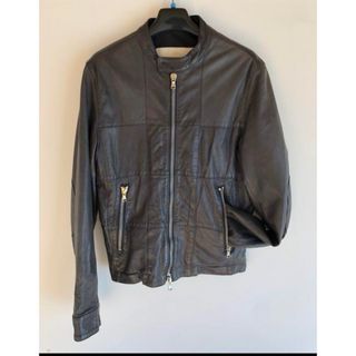 マーシャー(MUSHER)のMUSHER LAMB Leather Single Riders jacket(レザージャケット)