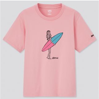 ユニクロ(UNIQLO)のUNIQLO ユニクロ　ヘザーブラウンUT(Tシャツ(半袖/袖なし))