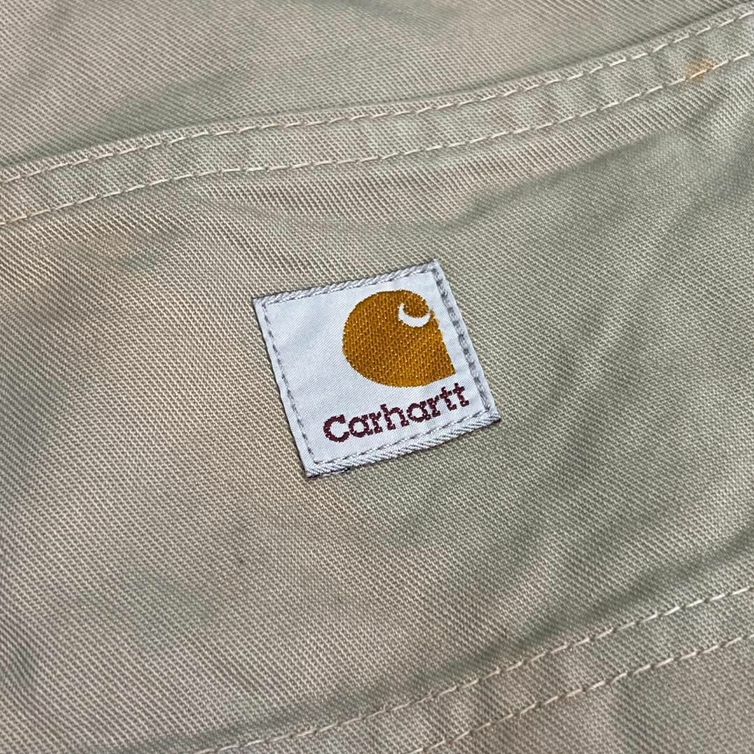 carhartt(カーハート)のCarhartt　カーハート　ダックペインターパンツ　古着　ベージュ　XL メンズのパンツ(ペインターパンツ)の商品写真