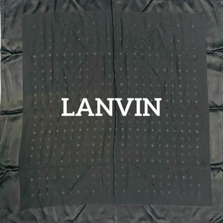 LANVIN - 未使用 展示品 192163 LANVIN ランバン シルク silk スカーフ 