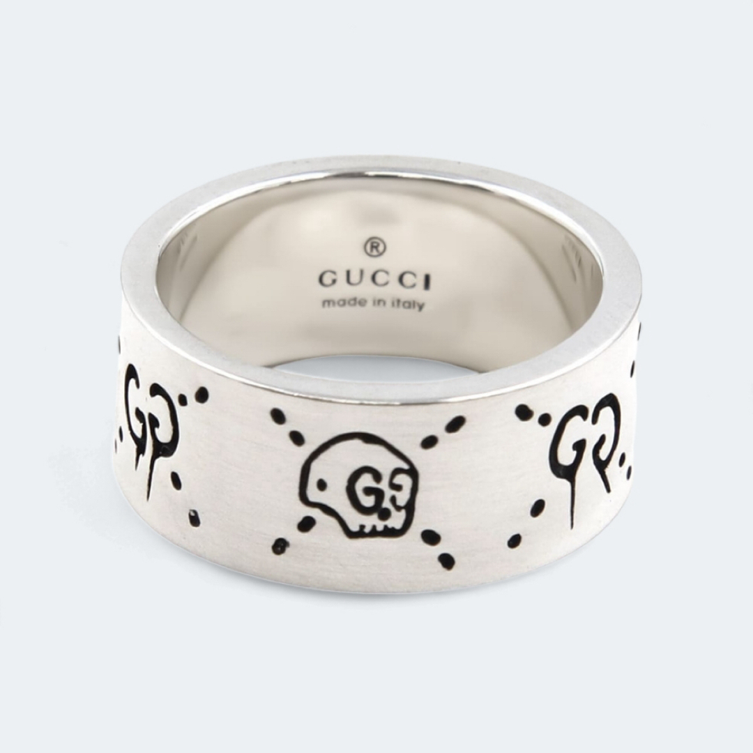 Gucci(グッチ)の［新品］GUCCI シルバーリング　指輪　ゴースト メンズのアクセサリー(リング(指輪))の商品写真