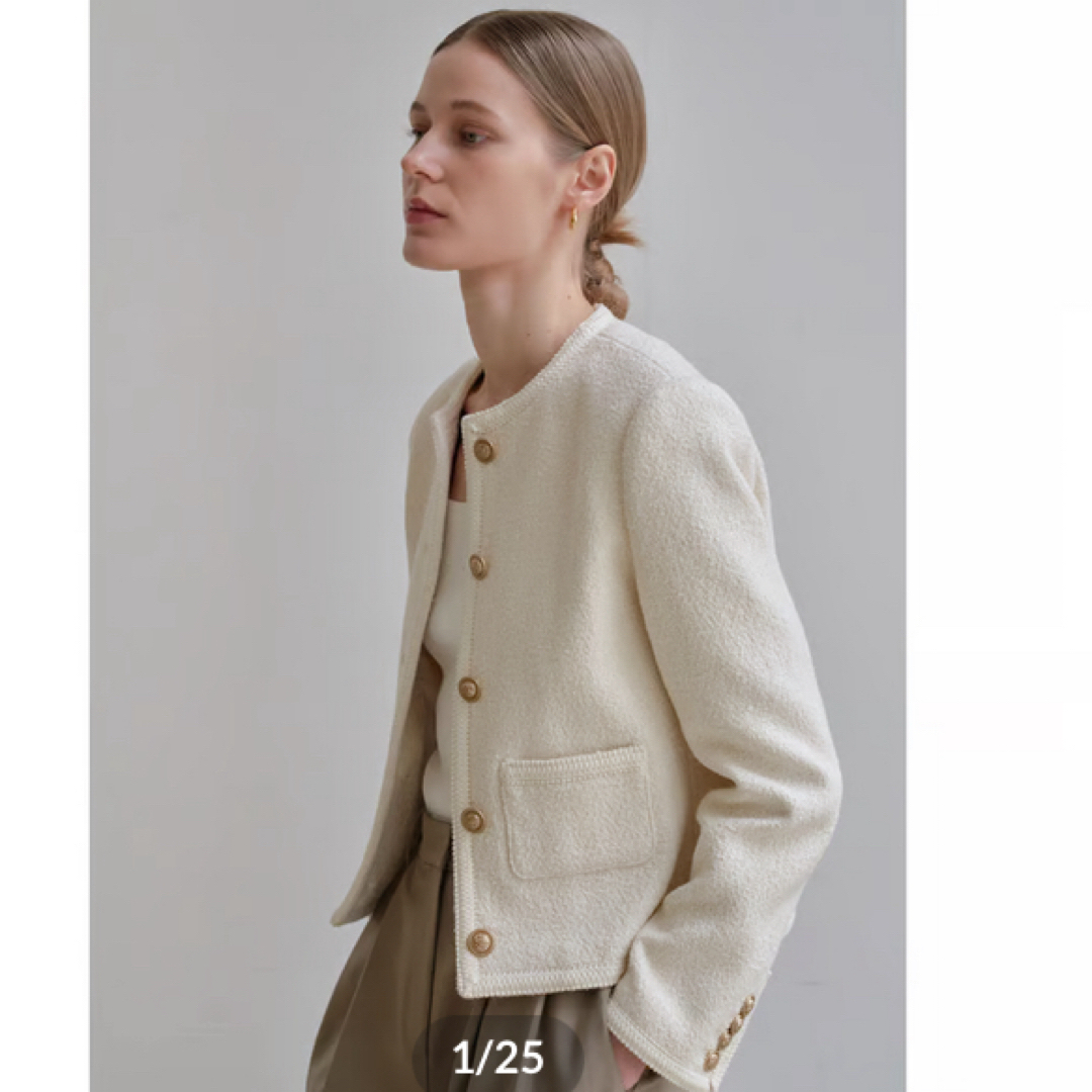 ナエ na.e nae THE TWEED JACKET ツイードジャケットの通販 by ナエ na.e nae THE TWEED JACKET ツイードジャケットの通販 by