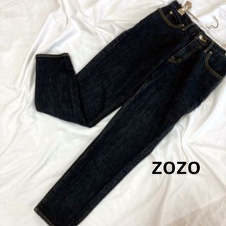 ゾゾ(ZOZO)の美品　ZOZO ゾゾ　コットンデニム　パンツ　ストレート(デニム/ジーンズ)