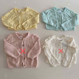 ギャップキッズ(GAP Kids)のbaby GAP ベビー　ギャップ　♡ カーディガン　まとめ売り　女の子　ガール(カーディガン/ボレロ)