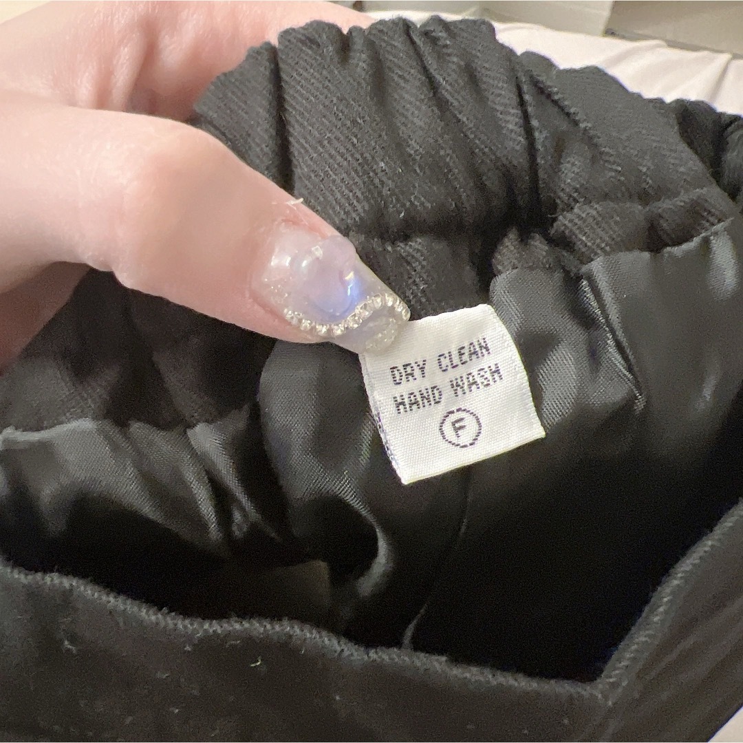 ミニスカート 黒 キュロット レディースのパンツ(キュロット)の商品写真