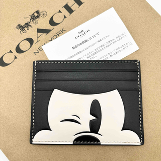 コーチ(COACH)の【DISNEY X COACH】ID カード ケース！ウィンク ミッキーマウス(パスケース/IDカードホルダー)