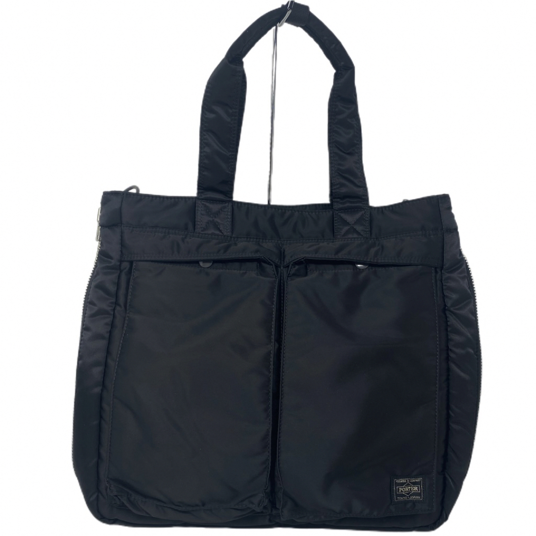 PORTER(ポーター)の未使用 PORTER ポーター トートバッグ 2WAY TOTE BAG 黒 メンズのバッグ(トートバッグ)の商品写真