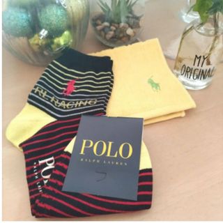 ポロラルフローレン(POLO RALPH LAUREN)のPOLO RALPH LAUREN メンズソックス&タオルハンカチ(ソックス)