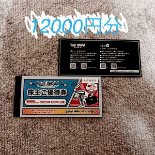 ヴィレッジヴァンガード 株主優待券　12,000円分(ショッピング)