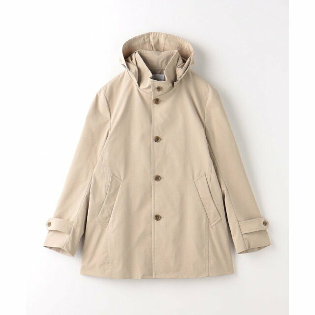 a day in the life(アデイインザライフ)の【BEIGE】【L】レイズドネック フーデッド コート -はっ水-<A DAY IN THE LIFE> メンズのジャケット/アウター(その他)の商品写真