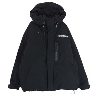 ショット(schott)のschott ショット JEANASIS ジーナシス 別注 JS071147US ダウン ジャケット ブラック系 F【中古】(ダウンジャケット)