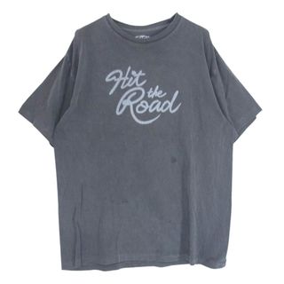 スタンダードカリフォルニア(STANDARD CALIFORNIA)のSTANDARD CALIFORNIA スタンダードカリフォルニア SD HIT THE ROAD ヒット ロード プリント 半袖 Tシャツ グレー系 XL【中古】(Tシャツ/カットソー(半袖/袖なし))