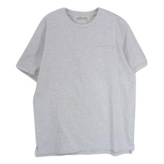 レミレリーフ(REMI RELIEF)のREMI RELIEF レミレリーフ クルーネック ポケット Tシャツ 半袖 Tシャツ グレー系 L【中古】(Tシャツ/カットソー(半袖/袖なし))