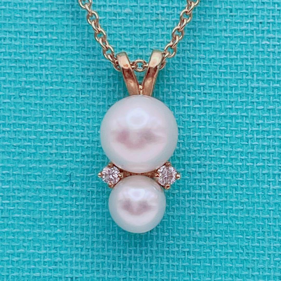 Tiffany & Co. - 【極美品】Tiffany & Co. 希少 パール ダイヤ Tiffany & Co. - 【極美品】Tiffany & Co. 希少 パール ダイヤ
