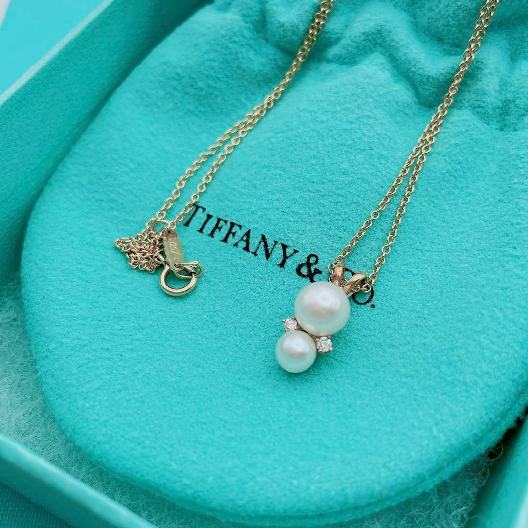 Tiffany & Co. - 【極美品】Tiffany & Co. 希少 パール ダイヤ Tiffany & Co. - 【極美品】Tiffany & Co. 希少 パール ダイヤ
