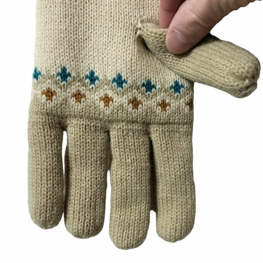 CHUMS(チャムス)の【新品】CHUMS Booby Cyclone Knit Glove Lベージュ スポーツ/アウトドアのアウトドア(登山用品)の商品写真